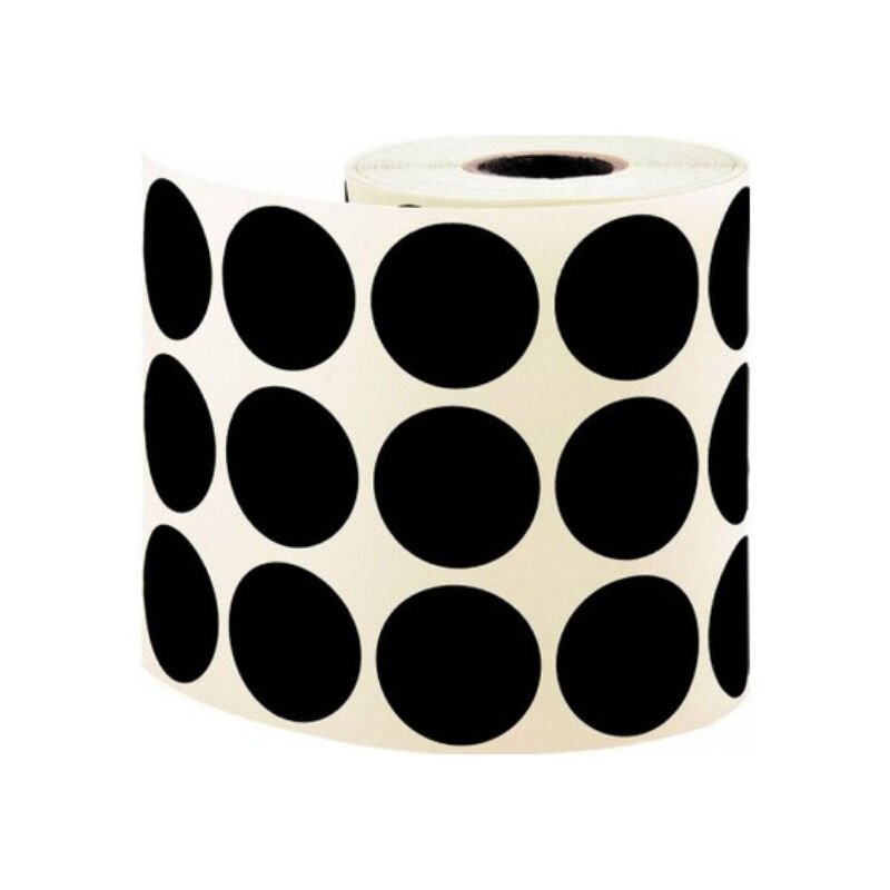 Herboy 30mm Siyah Nokta Etiket 2000li