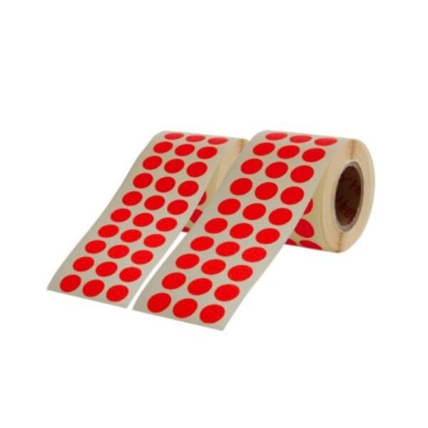 Herboy 30mm Kırmızı Nokta Etiket 2000li