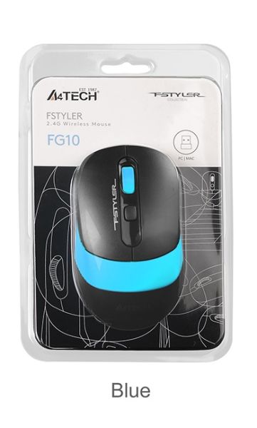 A4 Tech Fg10 Mavi Nano Kablosuz Optik 2000 Dpı Mouse