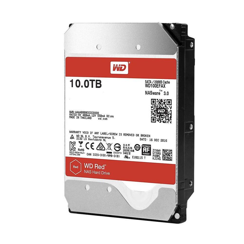 Wd 10Tb Red 3,5'' 256Mb Sata Iıı 6Gb-S 7-24 Nas Harddisk