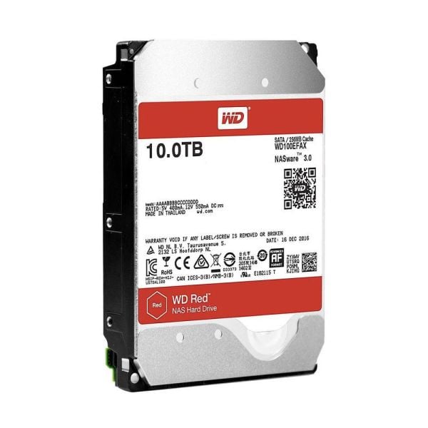 Wd 10TB  HD3.5 SATA3 WD101EFAX - 24x7 - Nas Harddisk