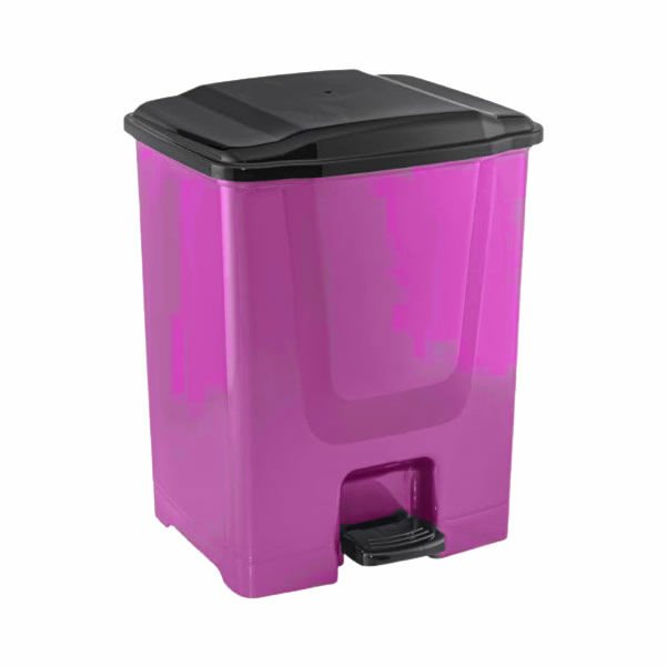 Flora F130 30 lt Pembe Trendy Pedallı Çöp Kovası