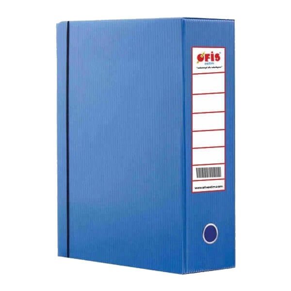 Ofis 24x32x10 Lastikli Mavi Arşiv Kutusu