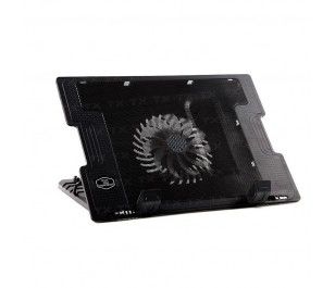 TX ErgoStand 14cm LED FAN'lı 5 x Yükseklik Ayarlı, 2 x USB 9''-17'' Notebook Soğutucu ve Stand