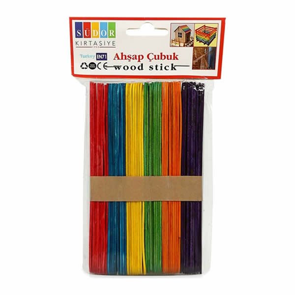 Südor BS71 Büyük Renkli Ahşap Çubuk