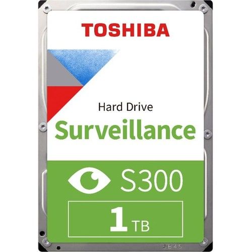 Toshiba 1Tb HDWV110UZSVA 3.5'' S300 5700RPM Sata-3 6.0gb-s 64MB 7-24 Güvenlik HDWV110UZSVA HardDisk