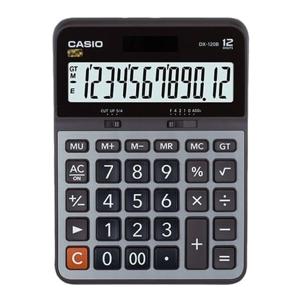 Casio DX-120B 12 Haneli Masaüstü Hesap Makinesi