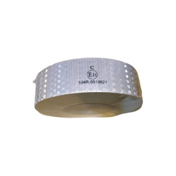 Ofis 50mm x 50mt Reflektörlü Fosforlu Beyaz Şerit Bant