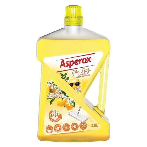 Asperox 2,5 lt Gün Işığı Sarı Yüzey Temizleyici