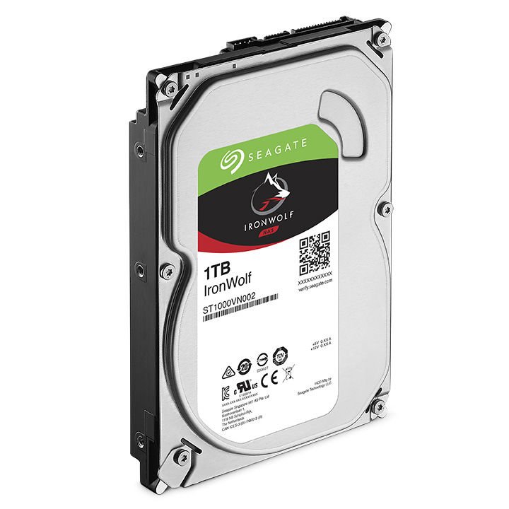 Seagate 1Tb Ironwolf 3,5'' 64Mb 5900Rpm St1000Vn002 Harddisk