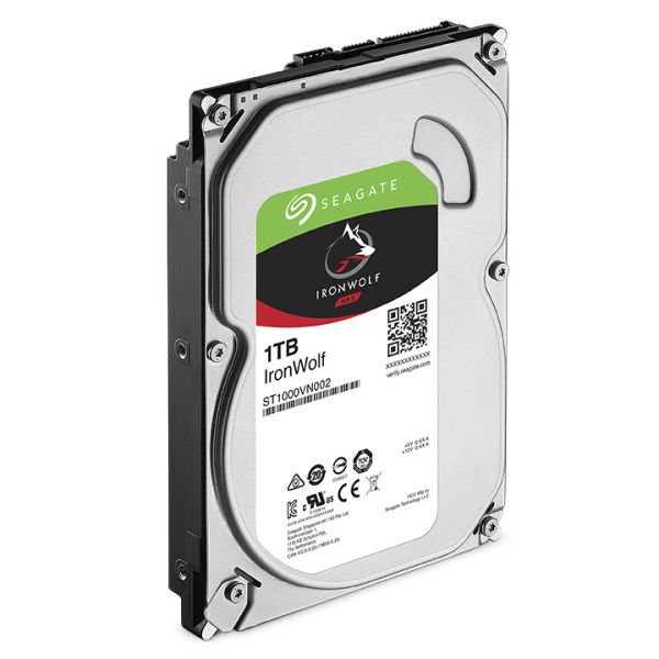 Seagate 1Tb Ironwolf 3,5'' 64Mb 5900Rpm St1000Vn002 Harddisk