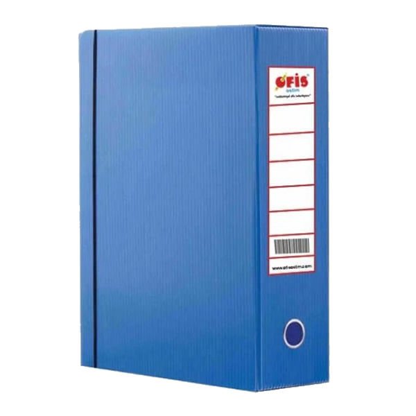 Ofis 24x32x9 Lastikli Mavi Arşiv Kutusu