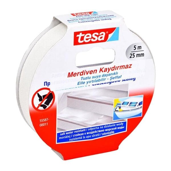 Tesa 5mtX25mm Şeffaf Merdiven Kaydırmaz Bant