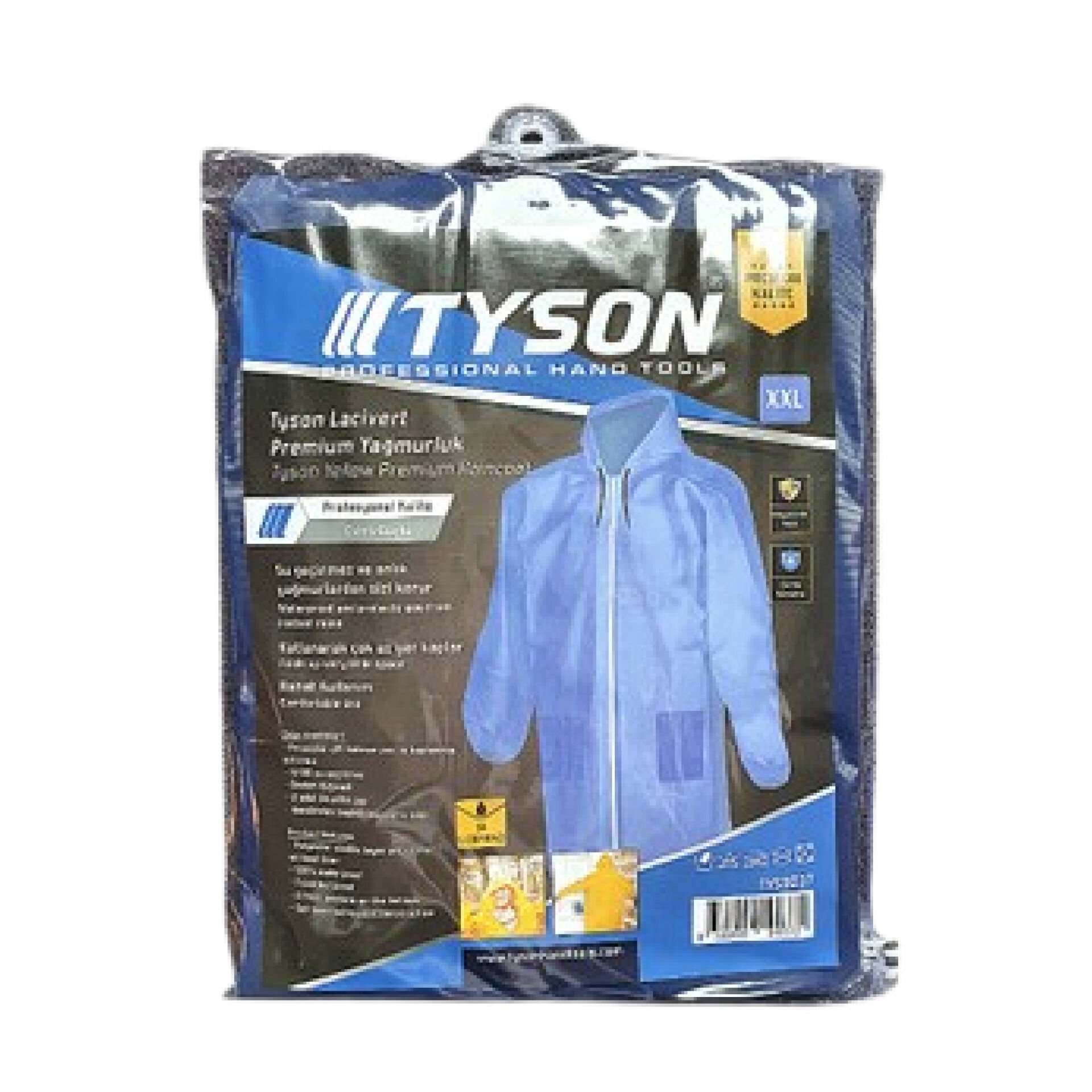 Tyson TYS9013 Mavi Lüx Yağmurluk