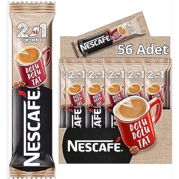 Nestle Nescafe 56 lı 10 gr 2in1 Arada Hazır Kahve