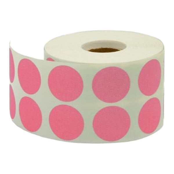 Tanex 20 mm 6 lı Pembe Nokta Etiketi