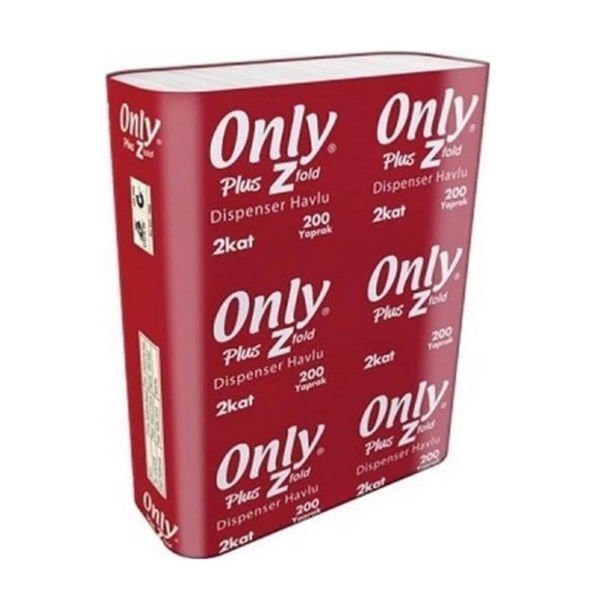 Only Plus 200 lü Z Katlamalı Kağıt Havlu