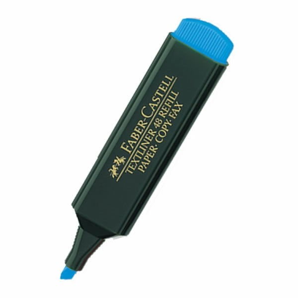 Faber-Castell Mavi Fosforlu Kalem