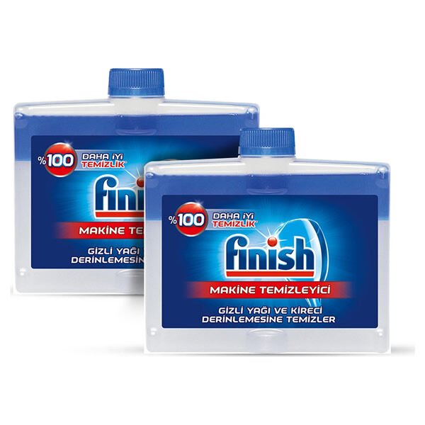 Finish 2x250 ml Sıvı Bulaşık Makinesi Temizleyici