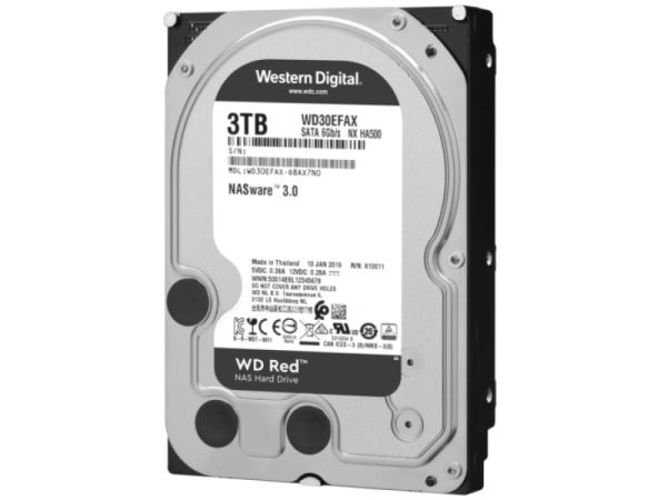 Wd 3Tb Red 3,5 256Mb 5400Rpm Wd30Efax Harddisk