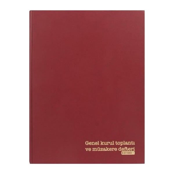 Bayındır BCD0420 40 Yaprak Genel Kurul Toplantı Ve Müzakere Defteri