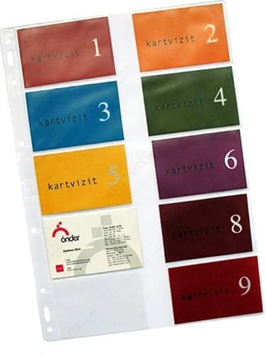Önder 5053-0 Şeffaf Kartvizit Albüm Yedeği