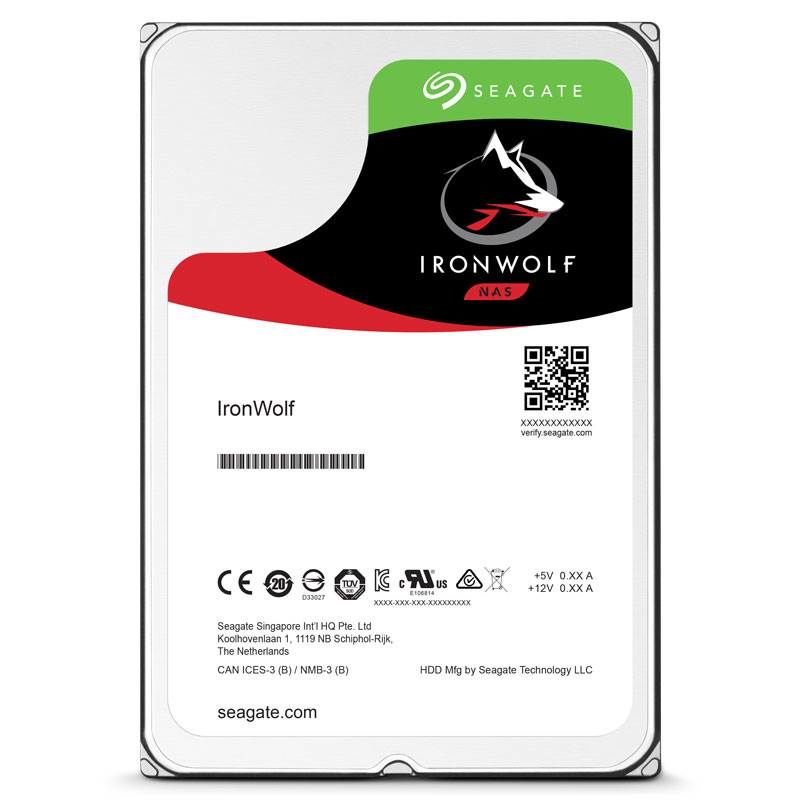 Seagate 4Tb Ironwolf 3,5'' 64Mb 5900Rpm St4000Vn008 Harddisk