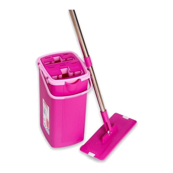 Flora F394 Pembe Sihirli Tablet Mop Seti
