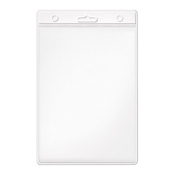 Inox 100x140 mm 100 lü Dikey Küçük Yaka Kart Poşeti