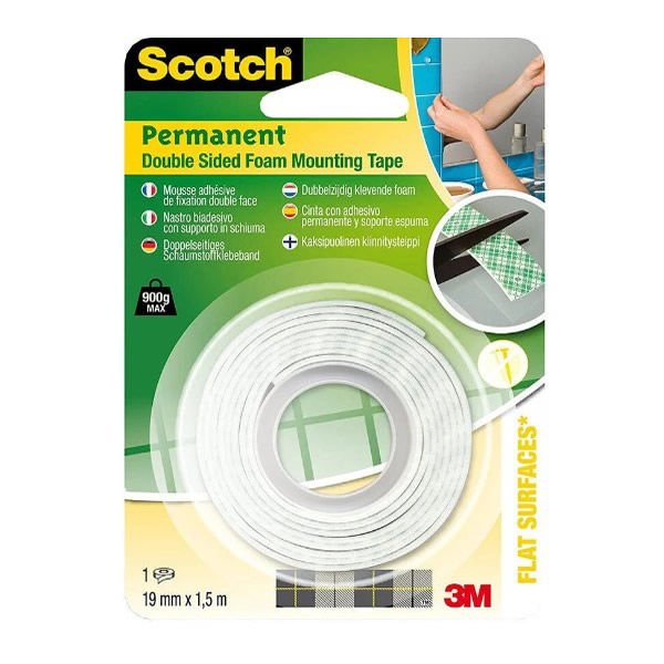 Scotch 110 Çift Taraflı Köpük Rulo Asma Bandı