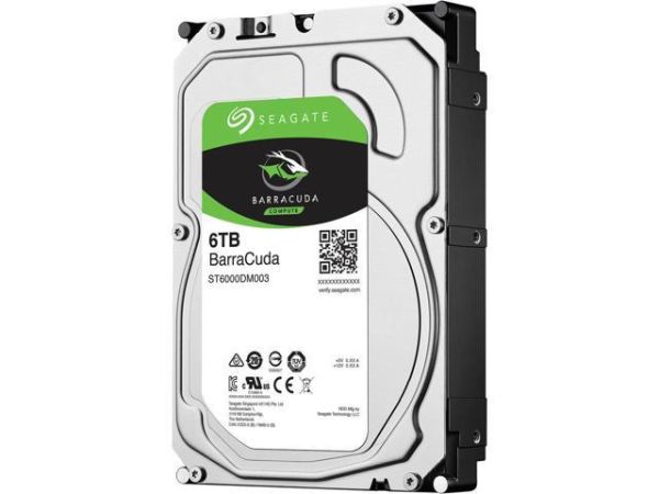 Seagate 6Tb Barracuda 3,5'' 5400Rpm 256Mb Sata 3 Hdd St6000Dm003