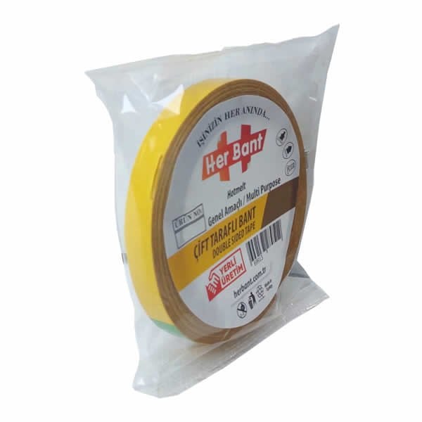 Herbant 15mm x 25mt PP Hotmelt Çift Taraflı Bant