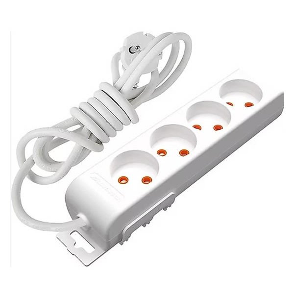 Ri-Tech 4 lü 3 mt Çocuk Kilitli Topraklı Grup Priz