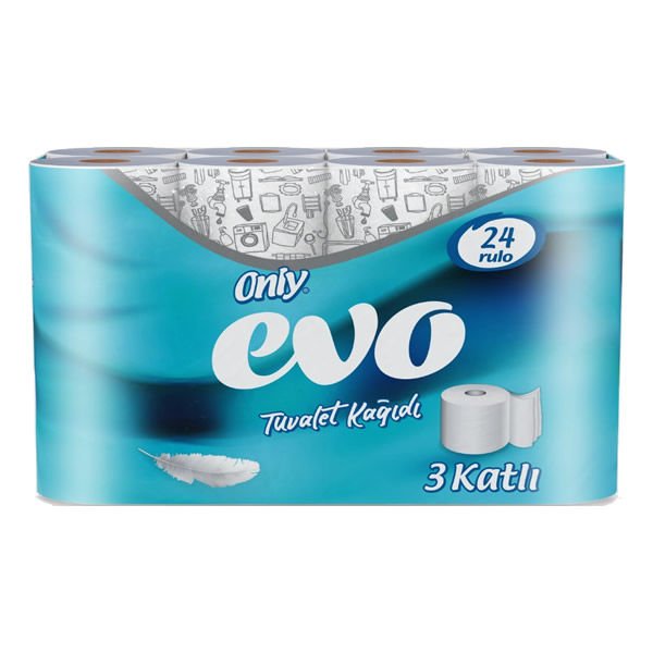 Only 24 lü 3 Katlı Evo Tuvalet Kağıdı