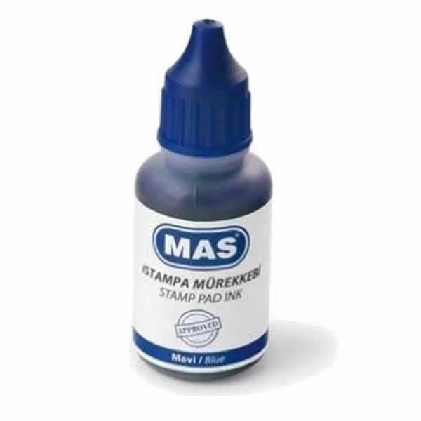 Mas 463 20 ml Mavi Istampa Mürekkebi