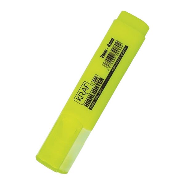 Kraf 330 Sarı Fosforlu Kalem