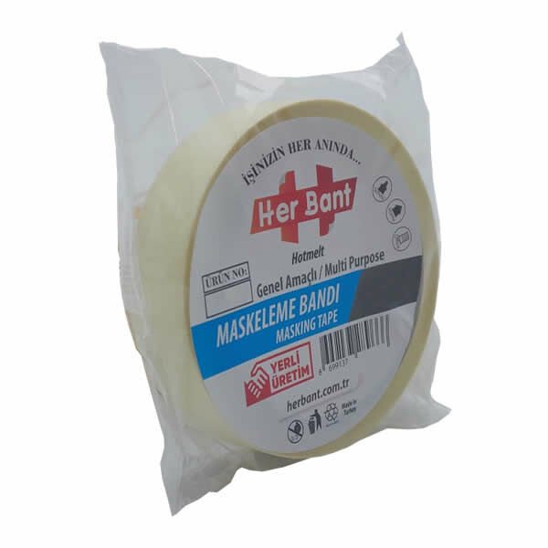Herbant 12mm x 25mt Hotmelt Maskeleme Bandı
