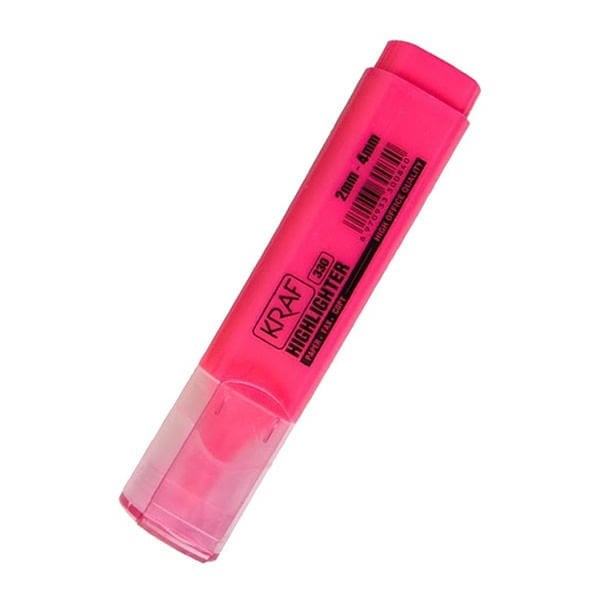 Kraf 330 Pembe Fosforlu Kalem