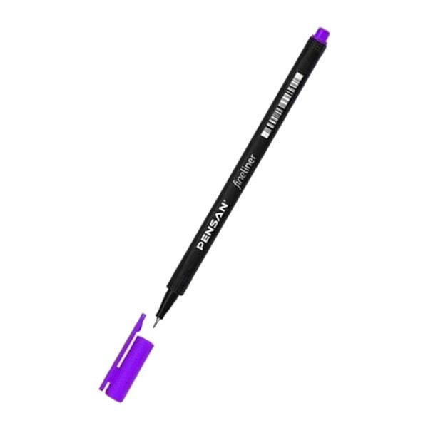Pensan 6500-12 Fineliner Mor Keçeli Kalem