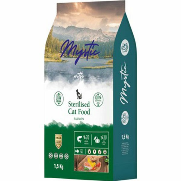 Mystic Yetişkin Kedi Maması Sterilsomon 1.5Kg
