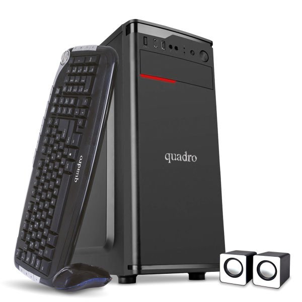 Quadro Solid Hsg-R53812 R5-3400G 8Gb 1Tb Dos + 19'' Q190Vh Monitor (Bundle) Masaüstü Bilgisayar