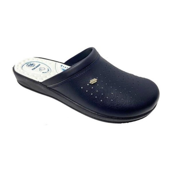 Gezer Sabo No:39 Lacivert Ortopedik 4 Nokta Terlik