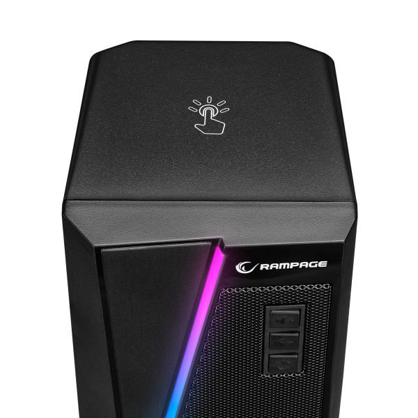Rampage RMS-X8 MAJESTY Bluetooth & FMLi RGB Işıklı Multimedia Gaming Oyuncu 2.0 Speaker