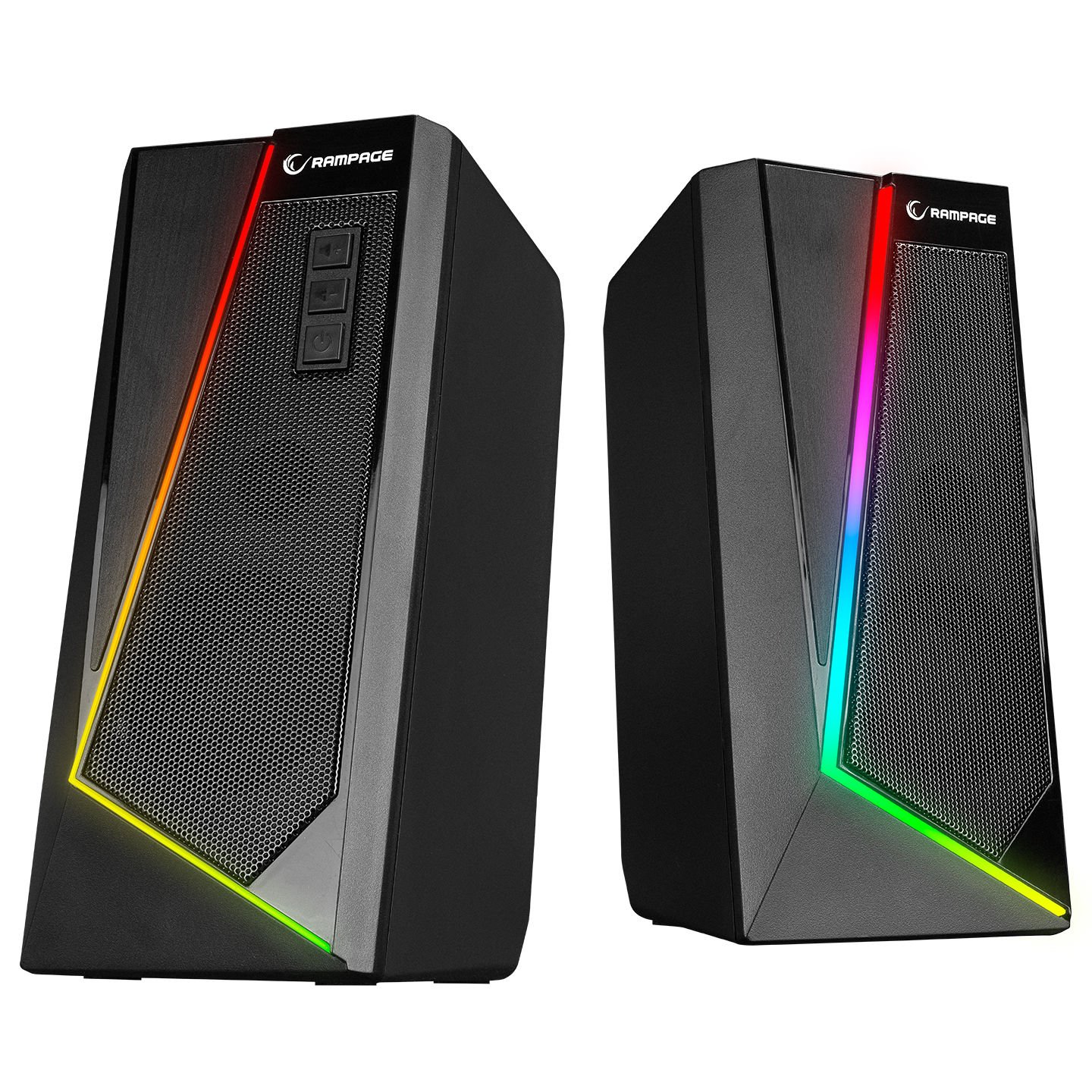 Rampage RMS-X8 MAJESTY Bluetooth & FMLi RGB Işıklı Multimedia Gaming Oyuncu 2.0 Speaker