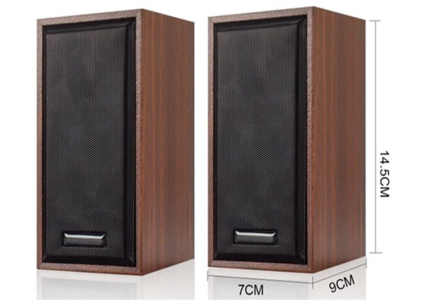 Snopy SN-385 2.0 USB 5V 80dB Ahşap 2.5'' 3W-2 Speaker