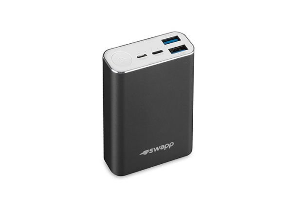 S-link Swapp IP-G15 10050mah lg Batarya 2xusb 2.1a Powerbank Siyah Taşınabilir Pil Şarj Cihazı