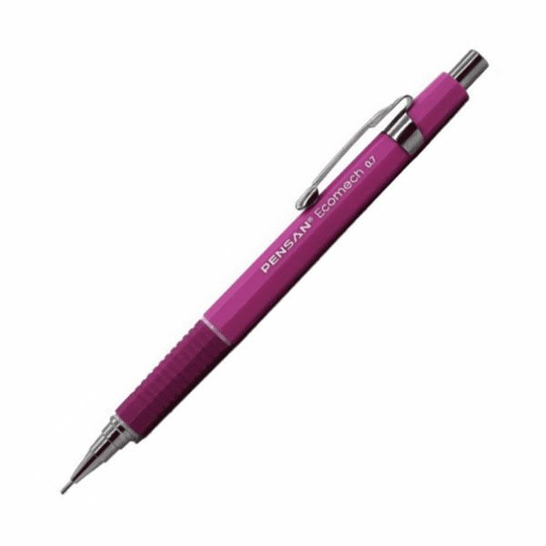 Pensan Ecomech 0.7mm Pembe Versatil Kalem