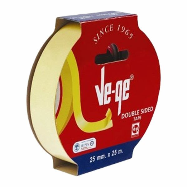Vege 25mmX25mt Çift Taraflı Bant