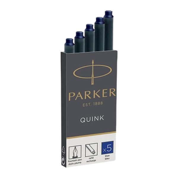 Parker 1950384 Quink 5 li Mavi Kartuş