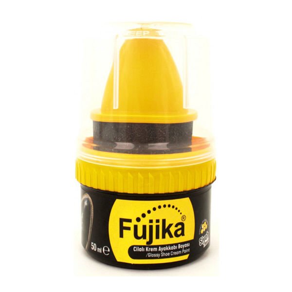 Fujika 50 ml Süngerli Siyah Krem Ayakkabı Boyası